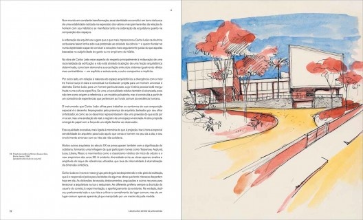 Páginas internas do livro <i>Carlos Leão: arquitetura</i>, organização de Jorge Czajkowski, Claudia Pinheiro, Sula Danowski e Roberto Conduru