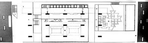 Pavimento superior: hall de elevadores, galeria de arte e cobertura o Teatro [ARTIGAS, Rosa, op. ci]
