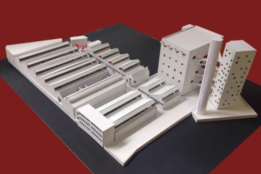 Sesc Pompeia, maquete de Lea Deniele, Lucia Lotufo e Vittorio Degli Innocenti, disciplina “Arquitetura no Brasil 2”, FAU Mackenzie<br />Foto Vittorio Degli Innocenti 