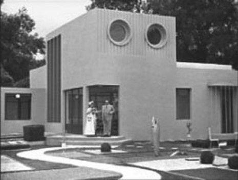 Imagem A máquina de habitar de Jacques Tati: a casa positivista, imagem do filme "Mon Oncle". Capítulo 3, página 63