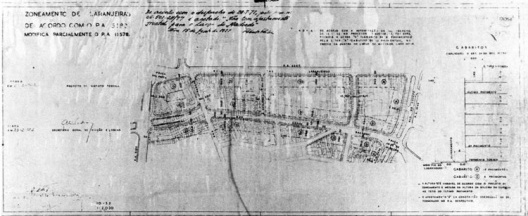 Planta de Zoneamento de Laranjeiras, Distrito Federal,1946  	