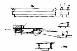 Croquis da casa Francisco Pignatari. Autor: Carlos Bahima, 2002