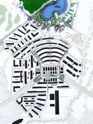 Solar City, Linz, projeto de Herbert Dreiseitl [www.linz.at/leben/4689.asp]