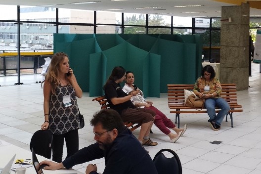 XIX Sigradi Florianópolis 2015, hall de encontro<br />Foto Regi Pupo 