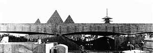 Pavilhão brasileiro e entorno [Acrópole. São Paulo, 1970. n. 372, p. 27]