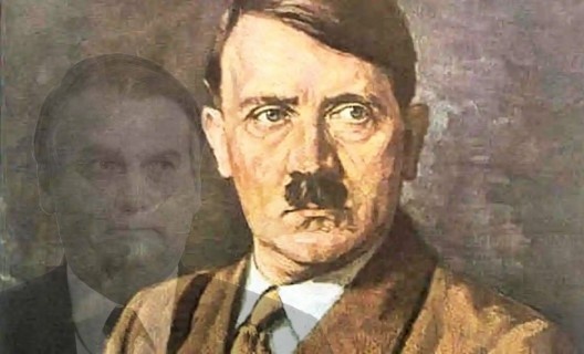 Hitler e seu simulacro<br />Fotomontagem AG  [HT Photo/Agência Brasil]