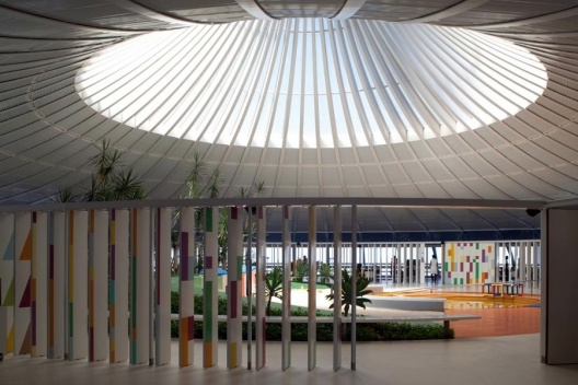 Hospital Sarah em Brasília, sala de reabilitação<br />Foto Nelson Kon 