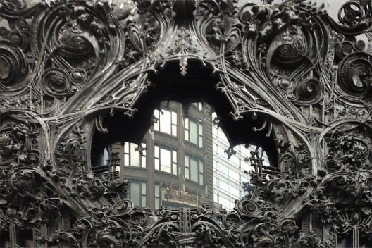 Louis Sullivan Carson Pirie & Scott, detalhe, Chicago, 1902-1904<br />Foto Fernando Diniz Moreira 