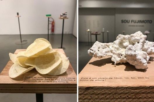 Exposição: Sou Fujimoto: futuros do futuro. Japan House, São Paulo, dezembro de 2017<br />Foto Maria Júlia Barbieri Eichemberg / Christine Greiner 