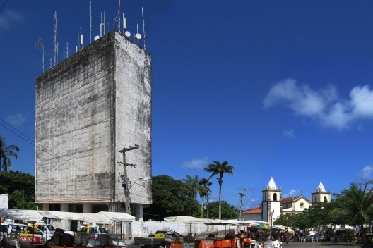Caixa D'Água de Olinda, estado atual. Arquiteto Luiz Nunes<br />Foto Victor Hugo Mori 