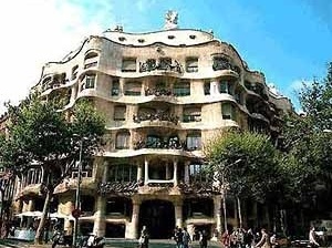 La Pedrera, Barcelona. Arquiteto Antoni Gaudí
