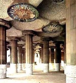 Parque Güell, Barcelona. Arquiteto Antoni Gaudí