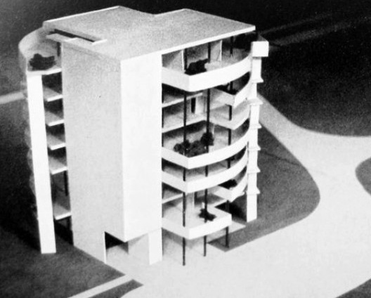 Embaixada da França, Chancelaria, maquete, Brasília, 1962-1964, arquiteto Le Corbusier<br />Imagem divulgação  [Fondation Le Corbusier]