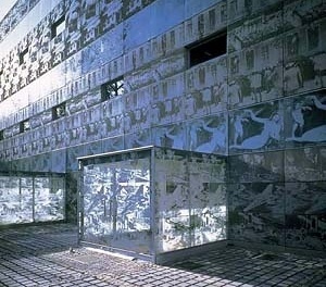 Biblioteca da Escola Técnica de Eberswalde, 1999. Herzog & De Meuron<br />Foto Margherita Splluttini  [Pritzker Prize]