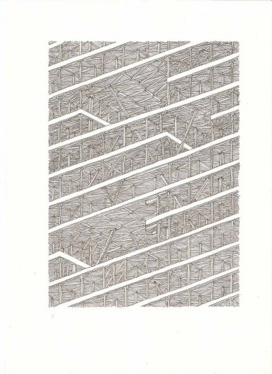 Ilustração do livro "O Condomínio Absoluto" de Carlos Teixeira e Vasco Mourão, editora C/Arte, 2009<br />Desenho Vasco Mourão 