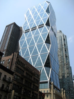 Torre Hearst, Nova York. Arquiteto Norman Foster<br />Foto Roberto Segre 
