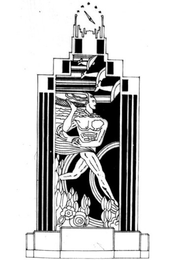 Prédio de Apartamentos López Serrano, El Vedado, 1932. Arquitetos Ricardo Mira & Miguel Rosich<br />Foto Roberto Segre 
