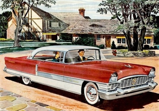 Anúncio do carro “The New Packard”, detalhe<br />Imagem divulgação 