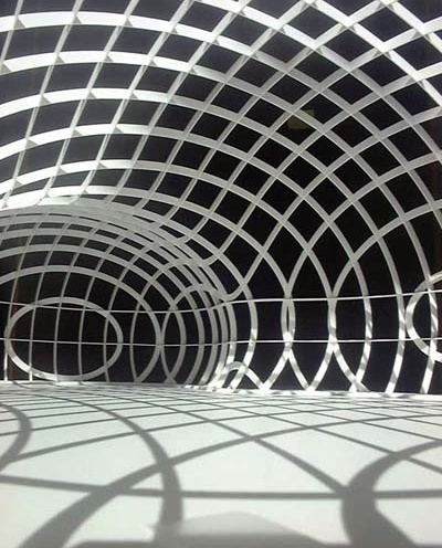 The Bubble. Modelo estrutural. Arquiteto Bernhard Franken
