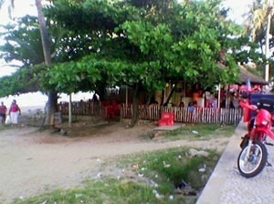 Barraca de praia em Ponta Verde - Maceió, AL<br />Foto Isadora Padilha 
