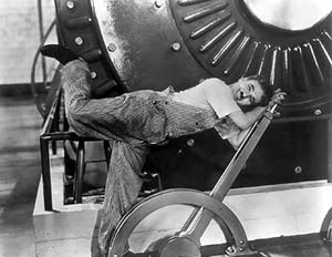Tempos Modernos, de Charles Chaplin, 1936
