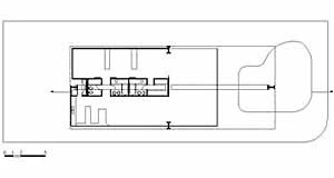 Planta da Residência Giacinto Micales, arquiteto Eurico Prado Lopes, 1975. A casa se organiza em função dos eixos definidos pelos 4 pilares<br />Desenho Maurício Azenha Dias 