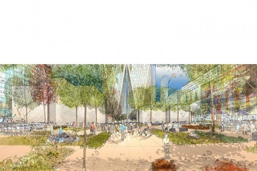 Concurso para reconstrução do local do World Trade Center, Foster and Partners [Lower Manhattan Development Corporation]