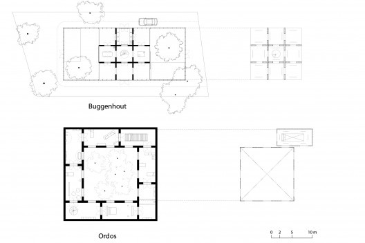 Trienal de Arquitectura de Lisboa 2016, Exposição “A forma da forma”, planta do pavilhão (detalhe)<br />Imagem divulgação 