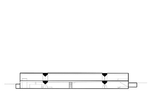 Figura 19 – Paulo Mendes da Rocha, Clube da Orla, Guarujá, 1963, corte [ARTIGAS, Rosa (org)]