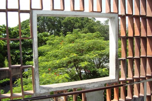 Conjunto Residencial Prefeito Mendes de Moraes ou Pedregulho – RJ. Projeto de Affonso Eduardo Reidy, 1947<br />Foto Cecilia Rodrigues dos Santos, janeiro 2010 