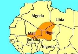 Figura 03 – Actividad Tuareg en el Noroeste de Africa