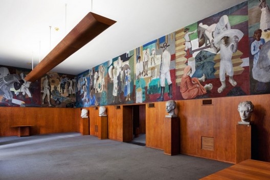 Ministério da Educação e Saúde, atual Palácio Capanema, Rio de Janeiro<br />Foto Nelson Kon 