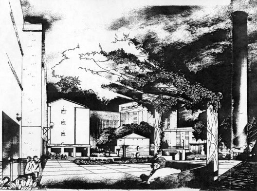 Complexo Cuareim, habitação de interesse social em fábrica de cerveja desativada, Montevidéu, anos 1990, projeto do arquiteto Nelson Inda<br />Imagem divulgação 