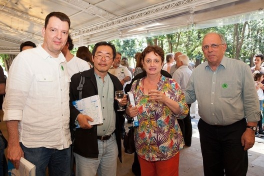 Luciano Margotto, Hugo Segawa, Helena Ayoub e João Roberto Rodrigues<br />Foto Fabia Mercadante 