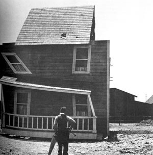 Buster Keaton, fotografia do filme One Week (1920)<br />The Cinema Museum 