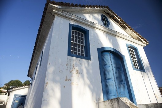 Capela do Rosário, protegida por tombamento pelo município e pelo Iphan<br />Foto Fábio Lima 