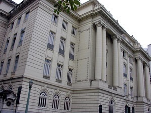 Secretaria de Estado de Segurança Pública. Vista posterior<br />Foto Benedito Tadeu de Oliveira 
