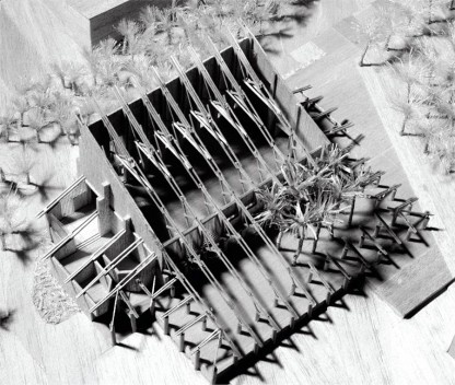 Maquete da Catedral de Pemba, 1993. Arquiteto José Forjaz<br />Foto divulgação 