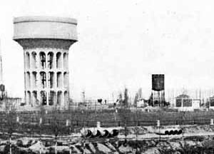   Depósito Elevado de Plaza de Castilla, estado final 1951