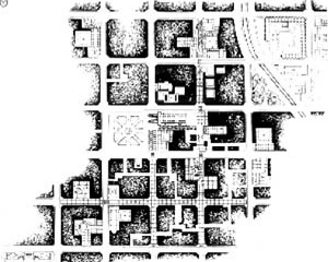 Projeto de resgate da área do centro histórico de Córdoba, 1980. Arq. Miguel Ángel Roca
