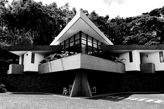 Residência Sumares, Rio de Janeiro, 1973<br />Foto Celso Brando 