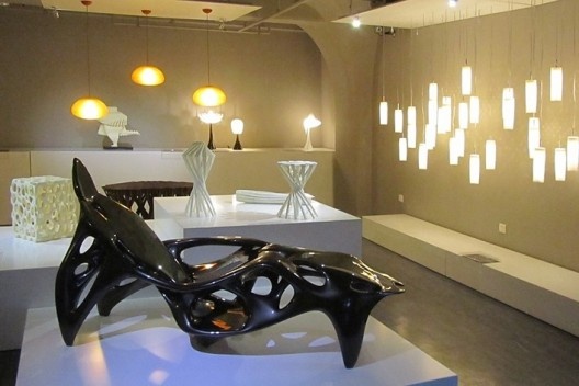Exposição de objetos produzidos por manufatura aditiva no 1933 Shanghai: objetos criados por designers de diferentes países e produzidos digitalmente na China<br />Foto Gabriela Celani 