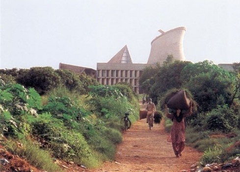 Chandigarh, Índia. Arquiteto Le Corbusier<br />Foto V. Prakash  [University of Washington, 1986]