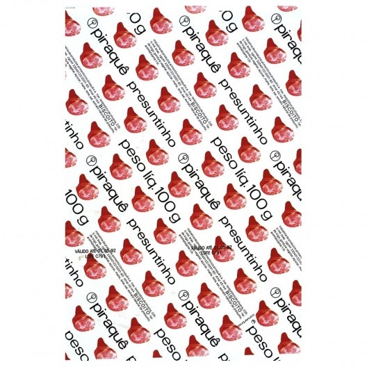 Embalagem do biscoito Presuntinho, Lygia Pape, 1970<br />Imagem divulgação  [Acervo © Projeto Lygia Pape]