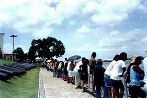 Mirante do Forte do Castelo. <br />Foto da autora, 2003 
