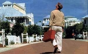 Seaside, cidade new urbanista da Flórida que em O Show de Truman é um cenário de um programa de televisão
