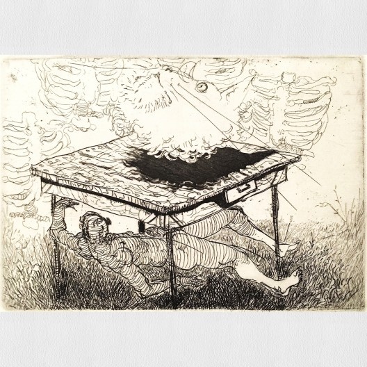Gravura de Daniel Pizani, exposição <i>O estado da arte no ofício</i><br />Imagem divulgação 