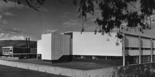 Obras projetadas por Egon Eiermann na Alemanha, com a participação de Hans Broos [Arquivo Hans Broos]