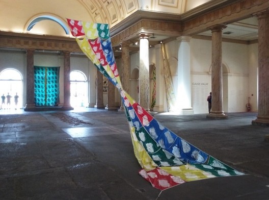 Exposição de Claude Viallat na Casa França Brasil<br />Foto Maria Teresa Silveira 