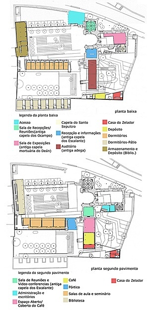 Figura 5 - Planta Baixa e Planta do Segundo Pavimento
